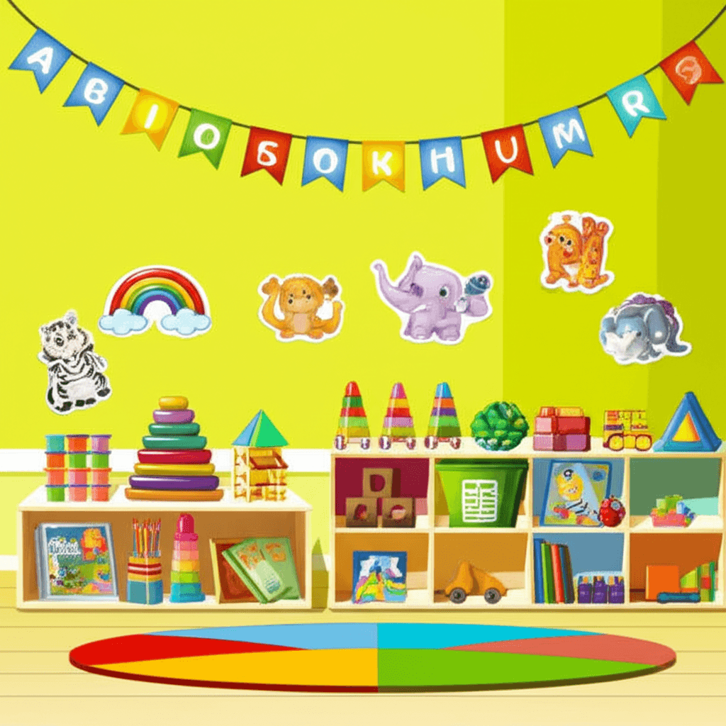 Preschool classroom background